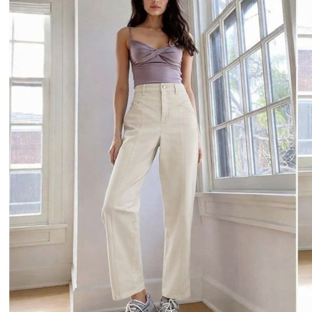 Aritzia Wilfred Free Archer Pant Gd Birch Size 8‎ High Waisted Workwear